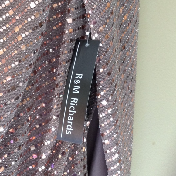 Beautiful sequins dress mocha gold - Picture 3 of 12